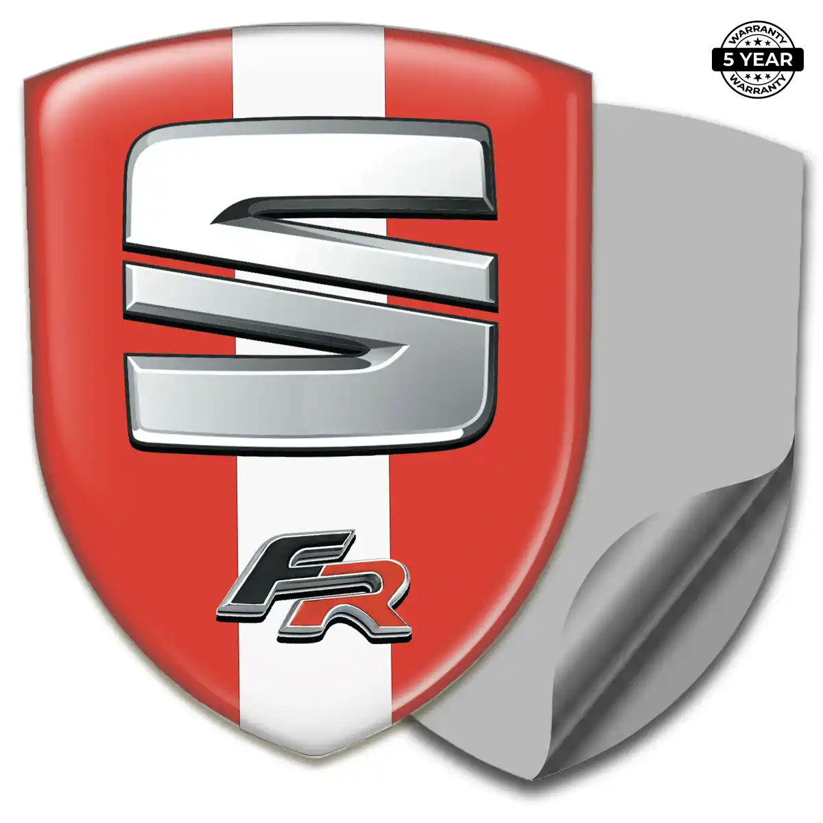 Seat Emblem Domed Badge Elite Finish