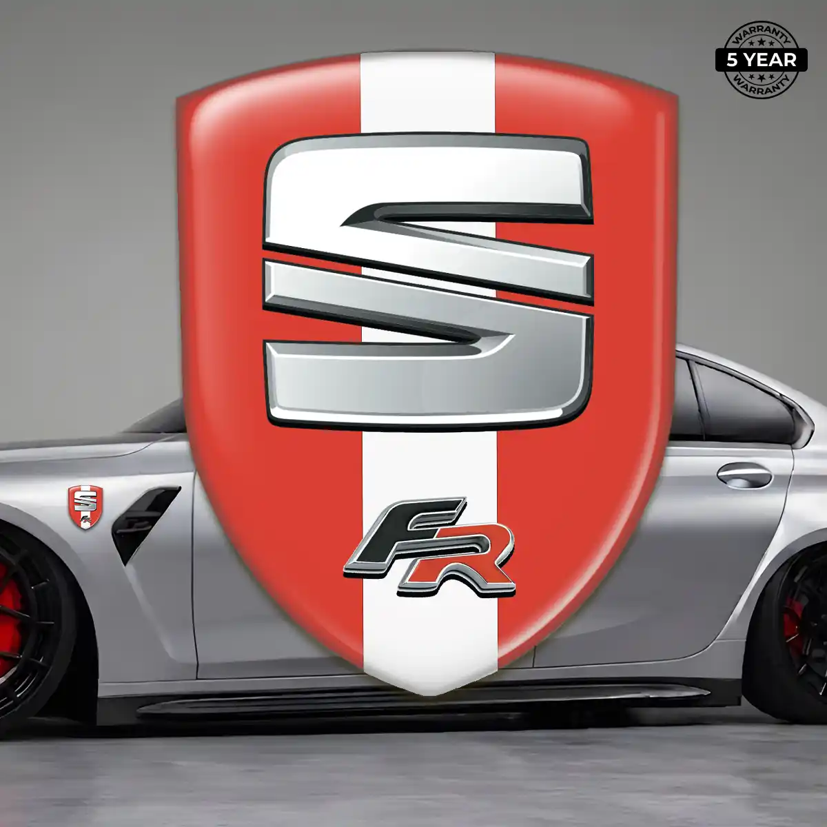 Seat Emblem Domed Badge Elite Finish