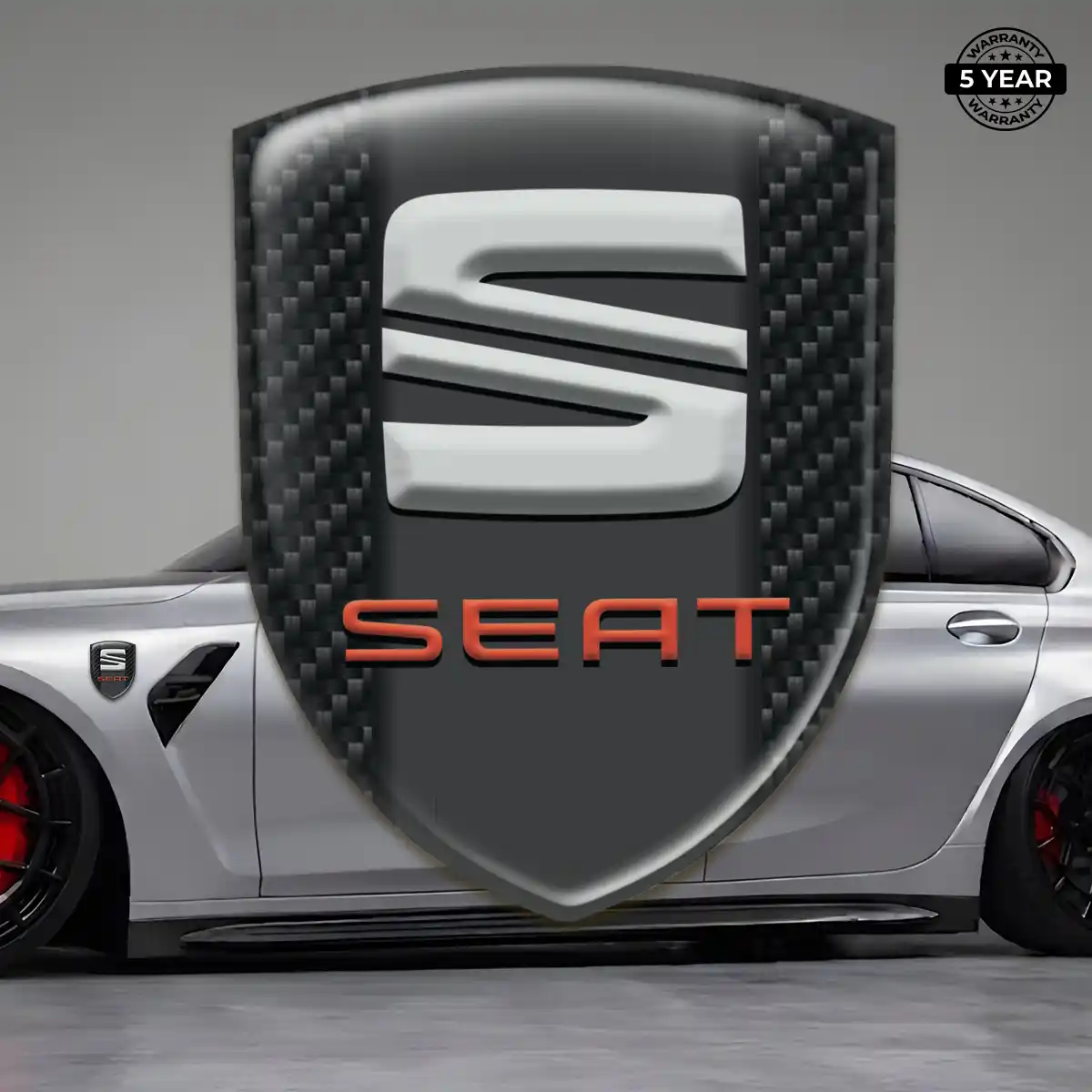 Seat Emblem Domed Badge Superior Craft