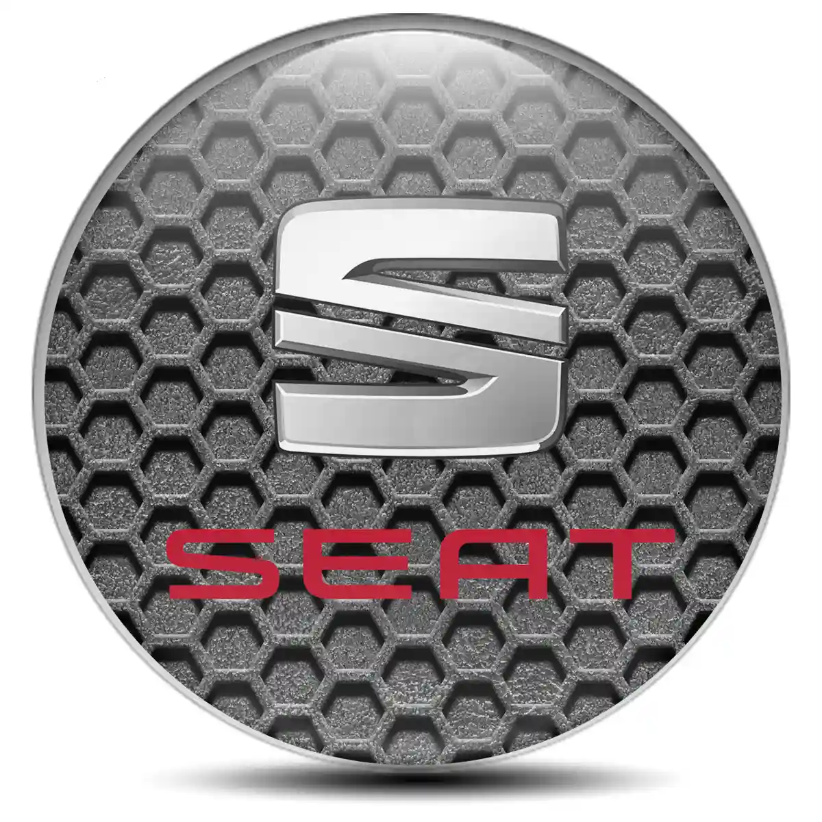 Seat Emblem Epoxy Self-Adhesive Sleek Style