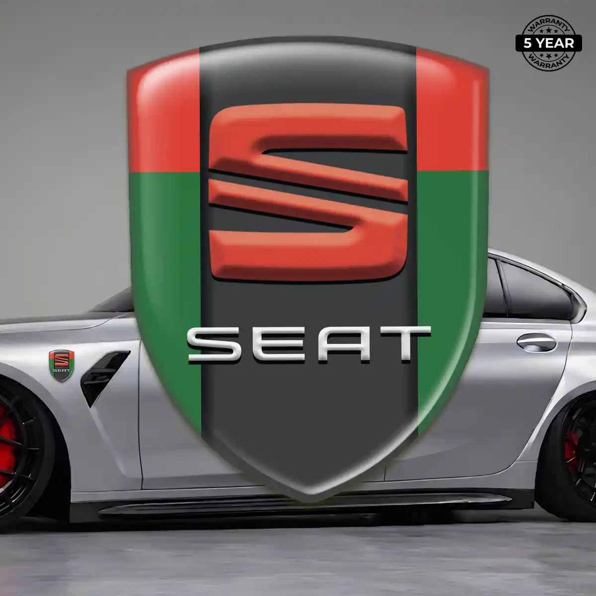 Seat Emblem Logo Badge Elite Finish