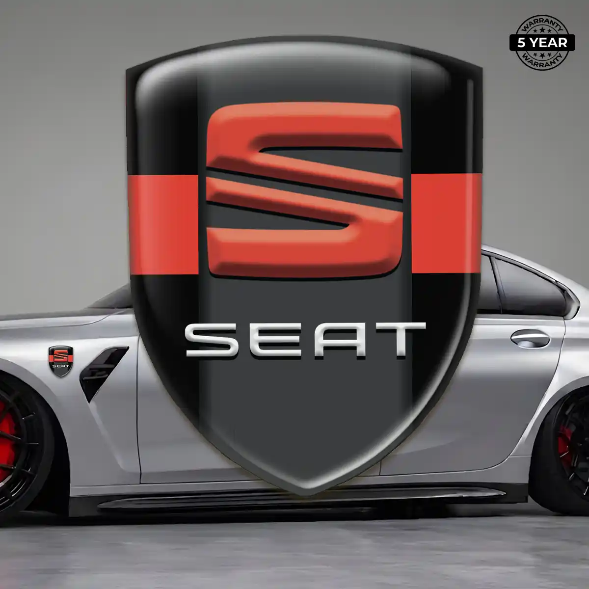 Seat Emblem Logo Badge Refined Design