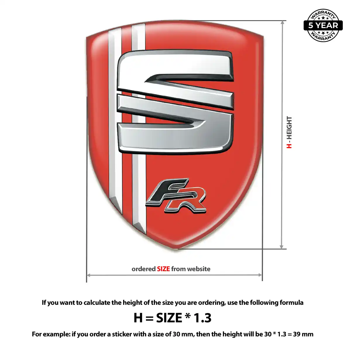 Seat Emblem Logo Badge Sleek Style