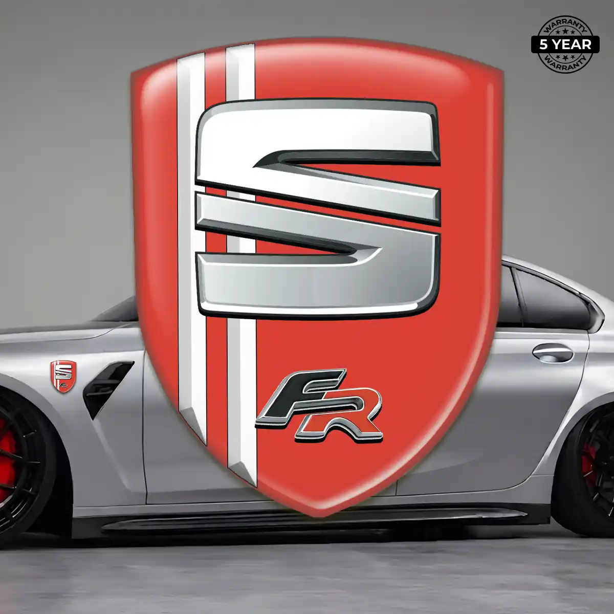 Seat Emblem Logo Badge Sleek Style