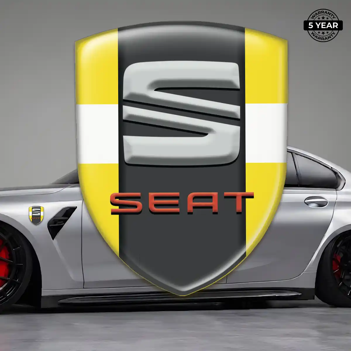 Seat Emblem Logo Elite Finish