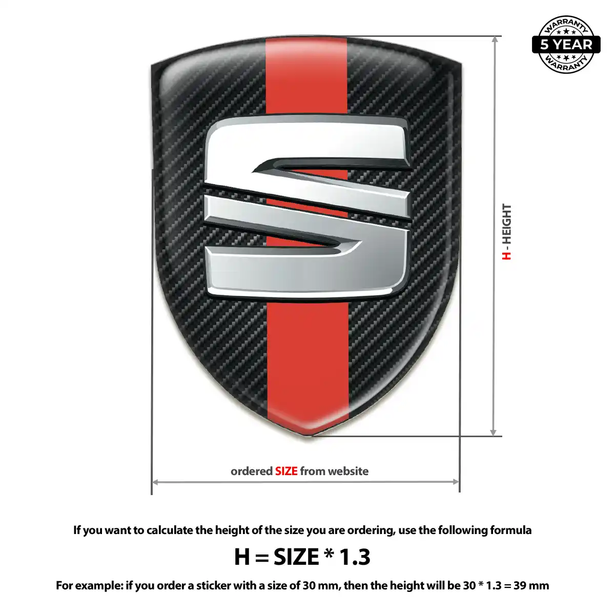 Seat Emblem Logo Signature Grade