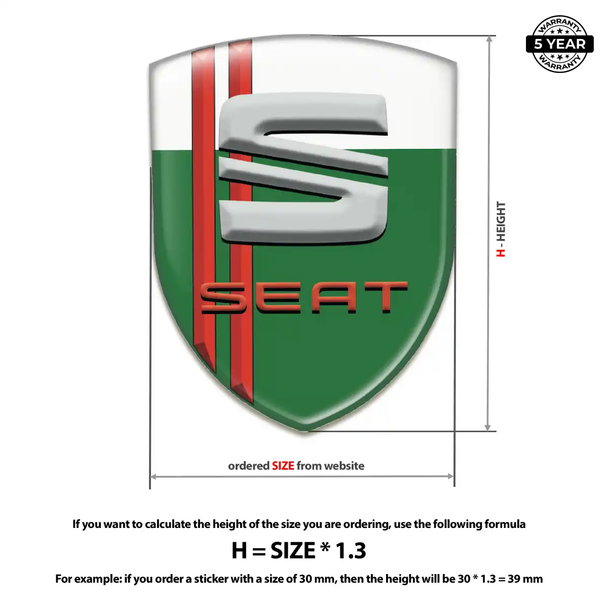 Seat Emblem Prestige Line