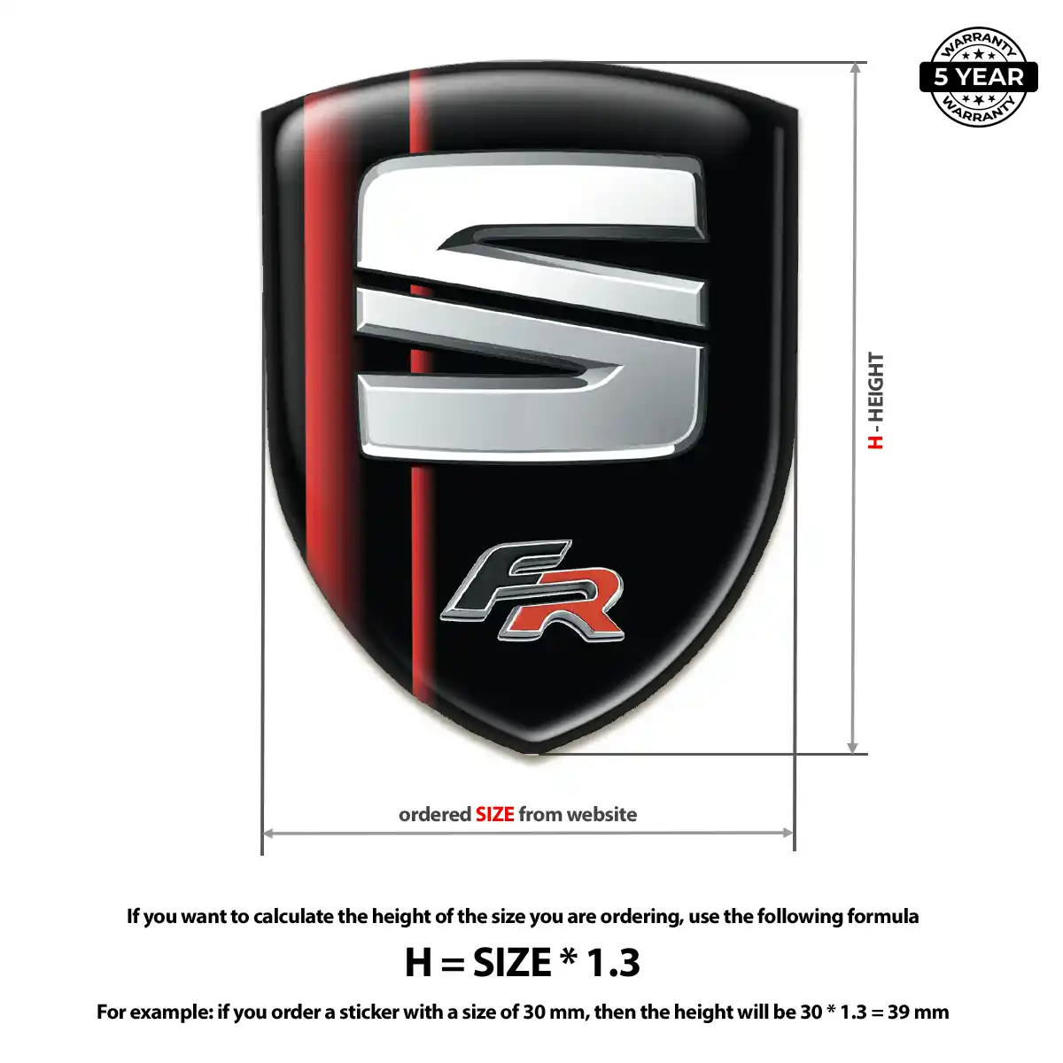 Seat Emblem Refined Design