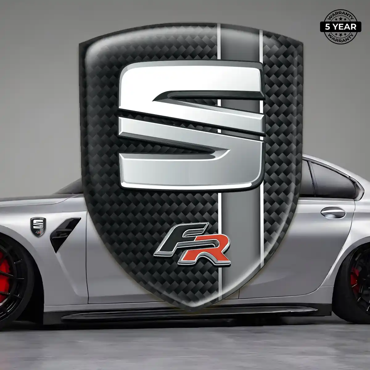 Seat Emblem Shield Prestige Line