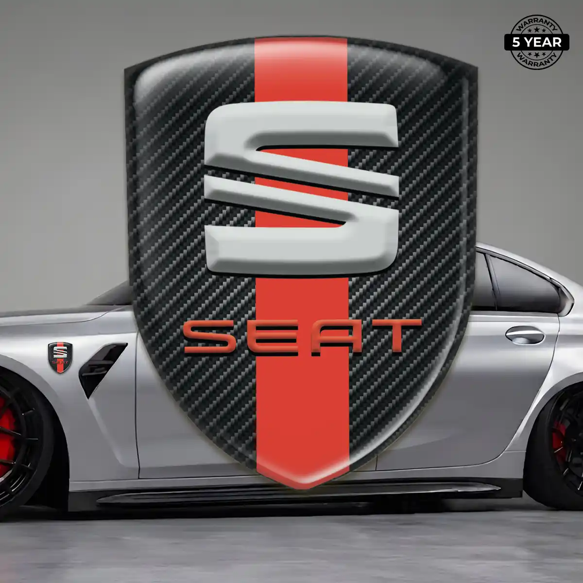 Seat Emblem Shield Prime Quality