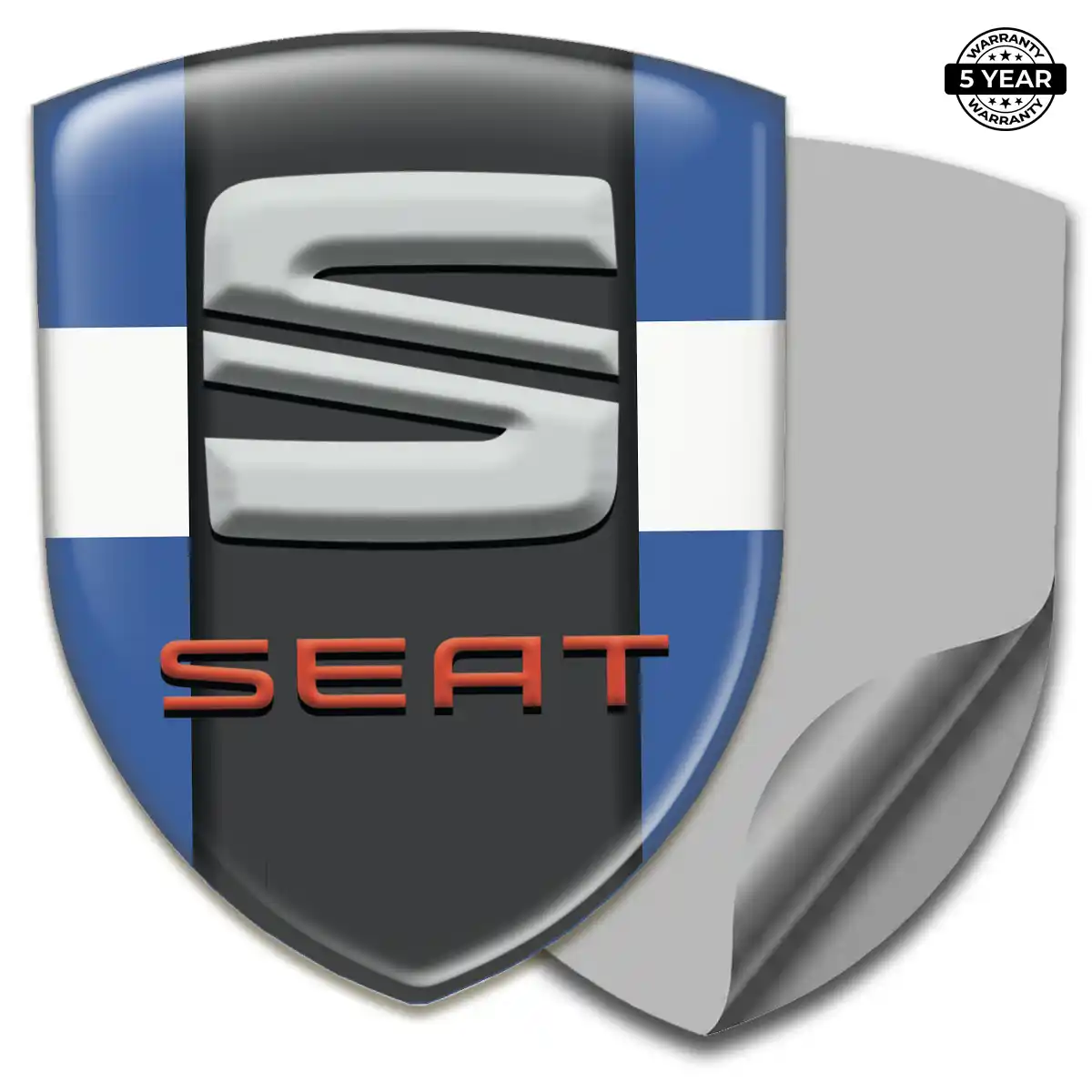 Seat Emblem Shield Refined Design