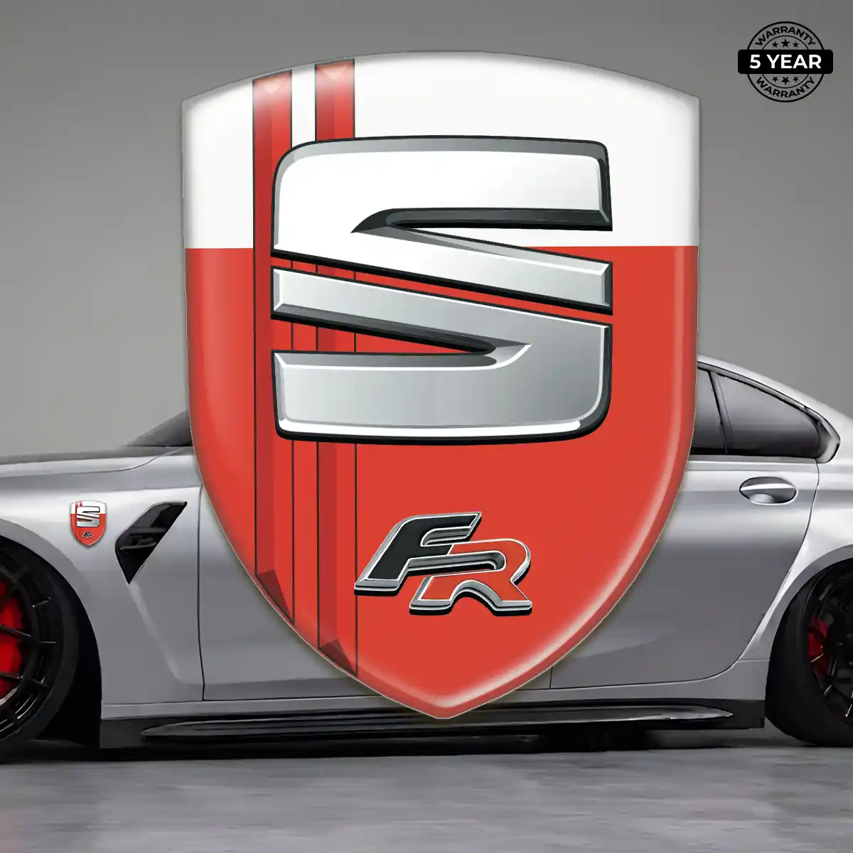 Seat Emblem Shield Signature Grade