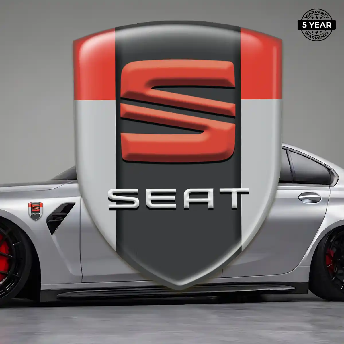 Seat Emblem Silicone Elite Finish