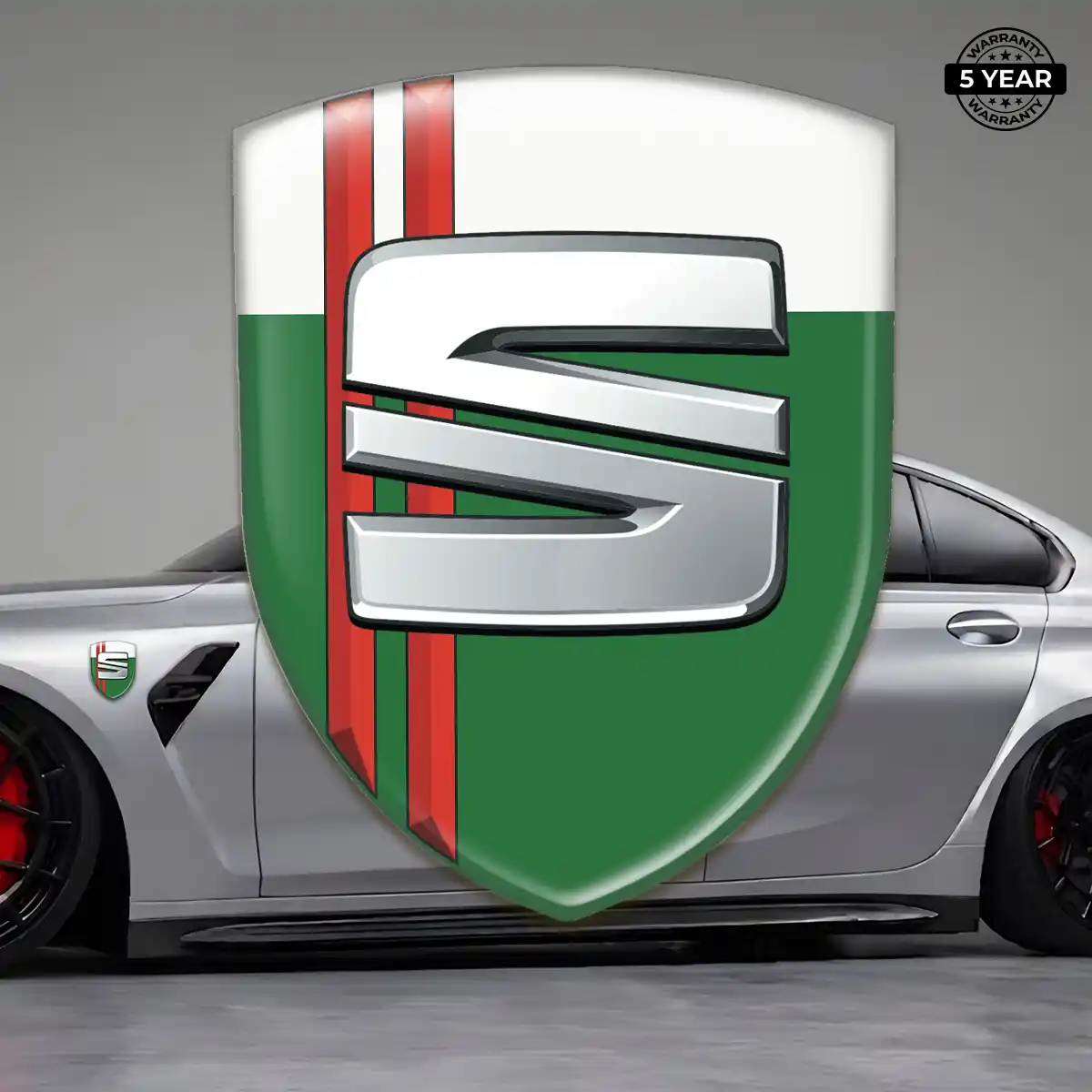 Seat Emblem Silicone Sleek Style