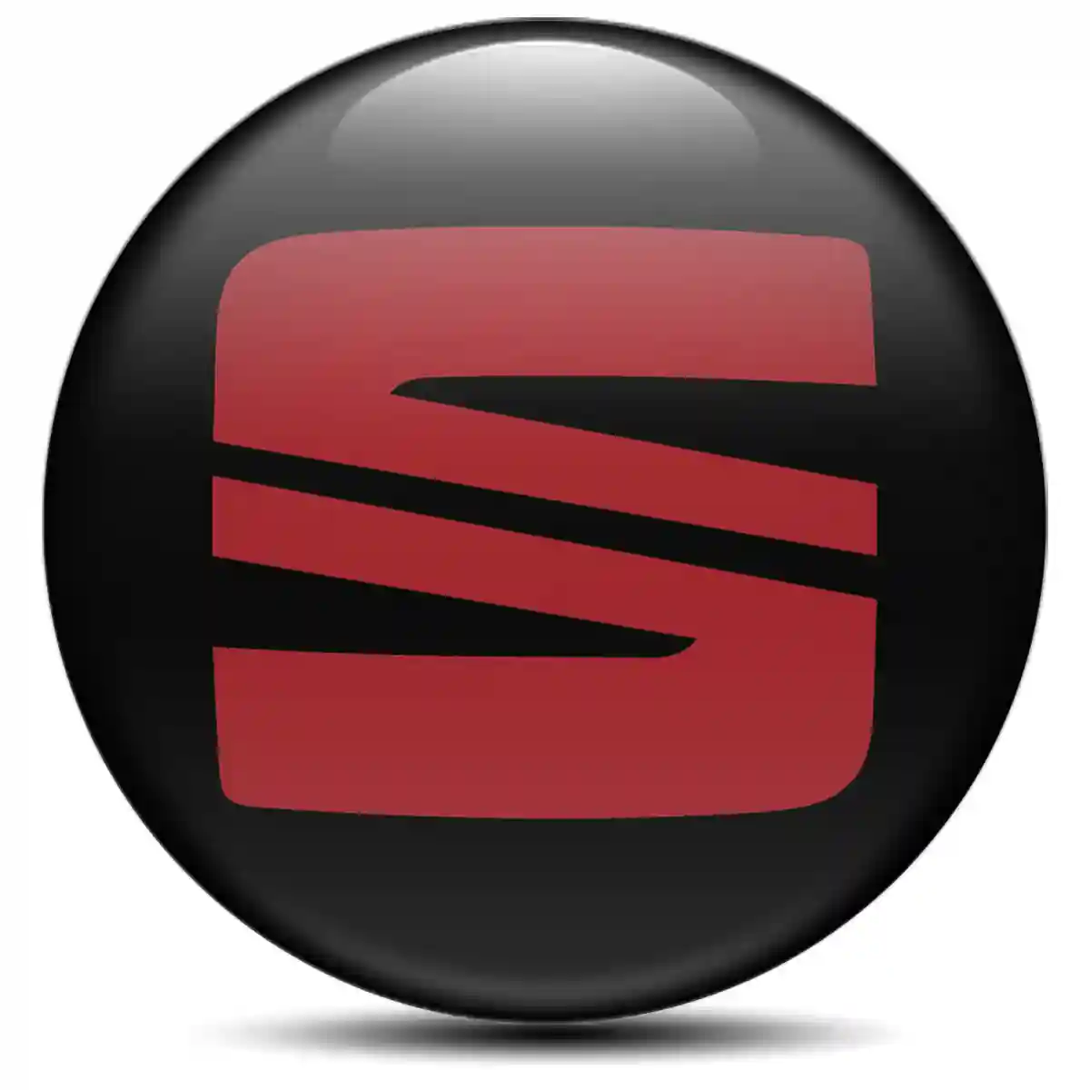 Seat Emblem Wheel Center Caps Elite Finish