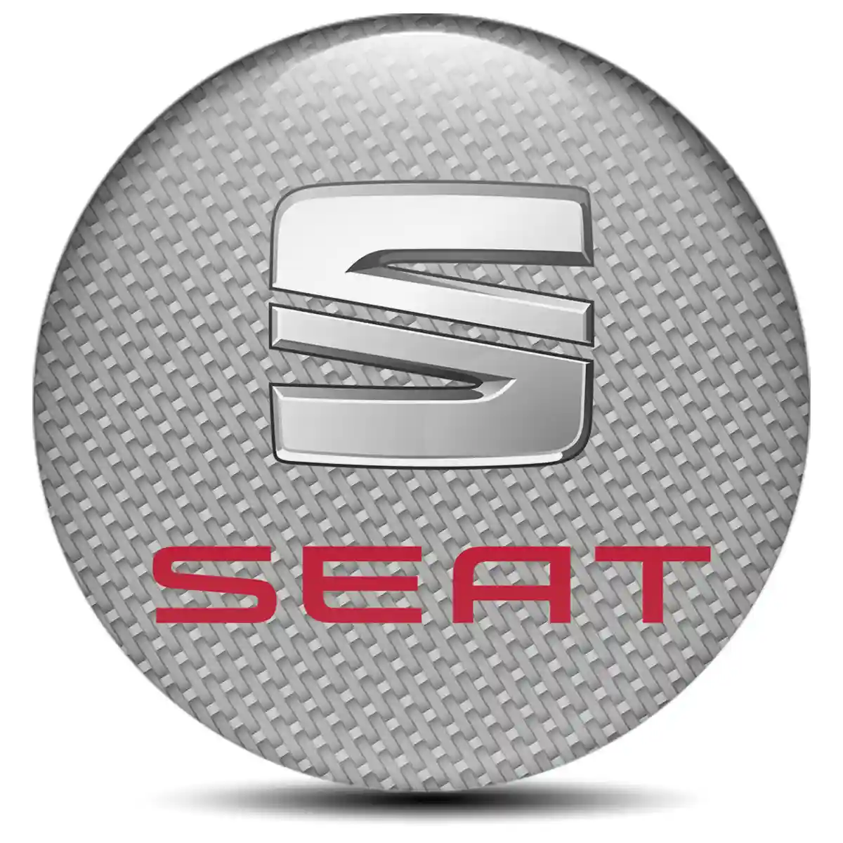 Seat Emblem Wheel Center Caps Self-Adhesive Sleek Style