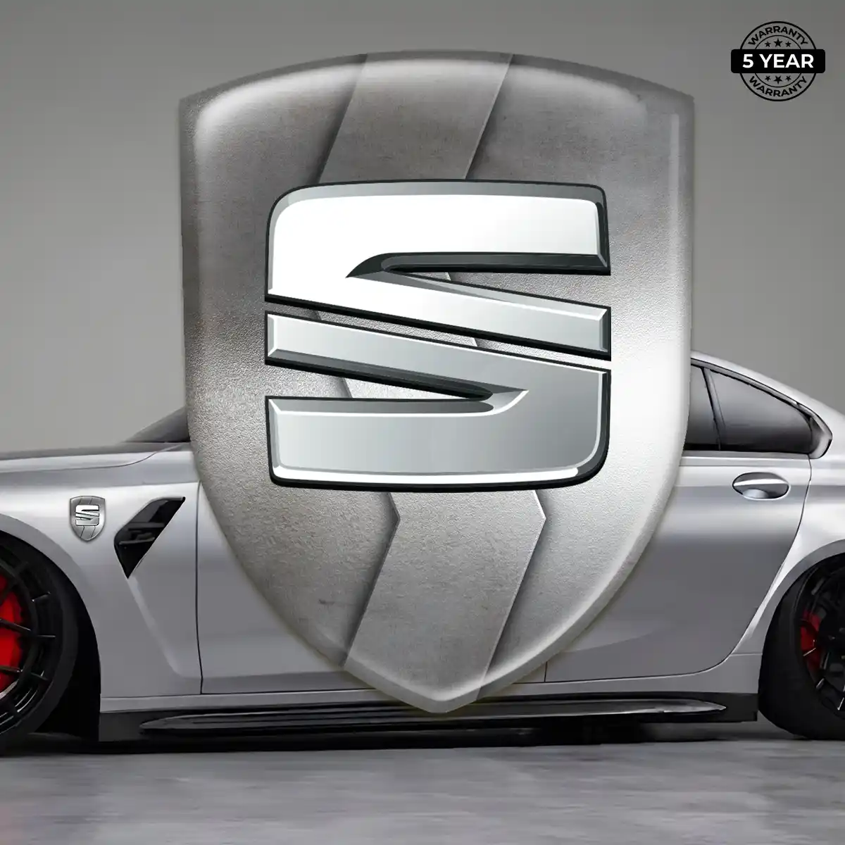Seat Epoxy Domed Sticker Prestige Line