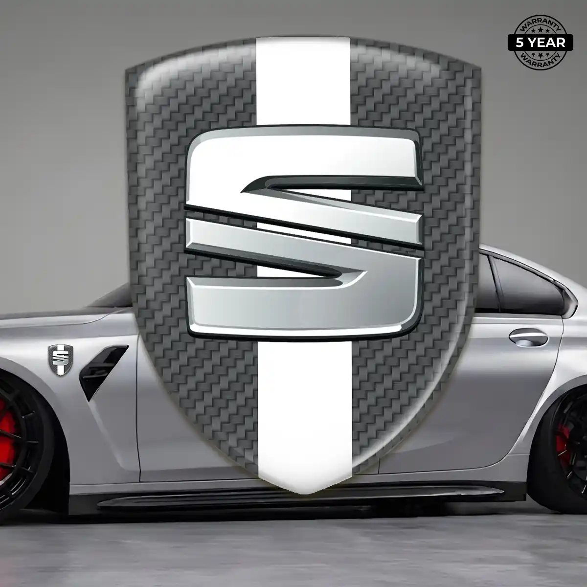 Seat Epoxy Domed Sticker Prime Quality