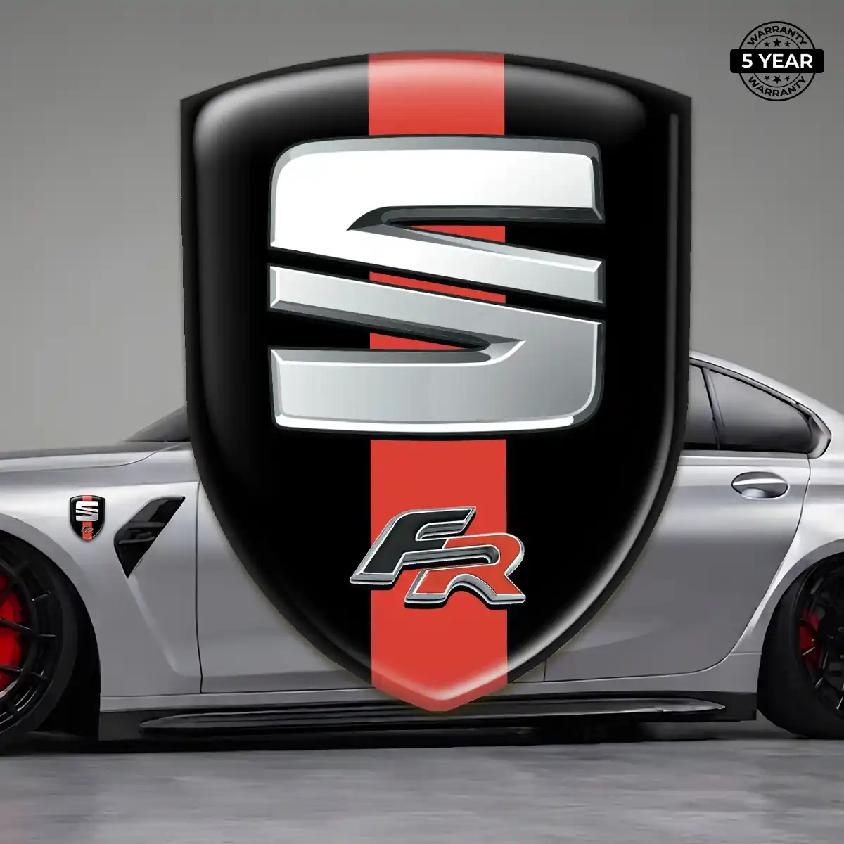 Seat Gel Badge Sticker Refined Design