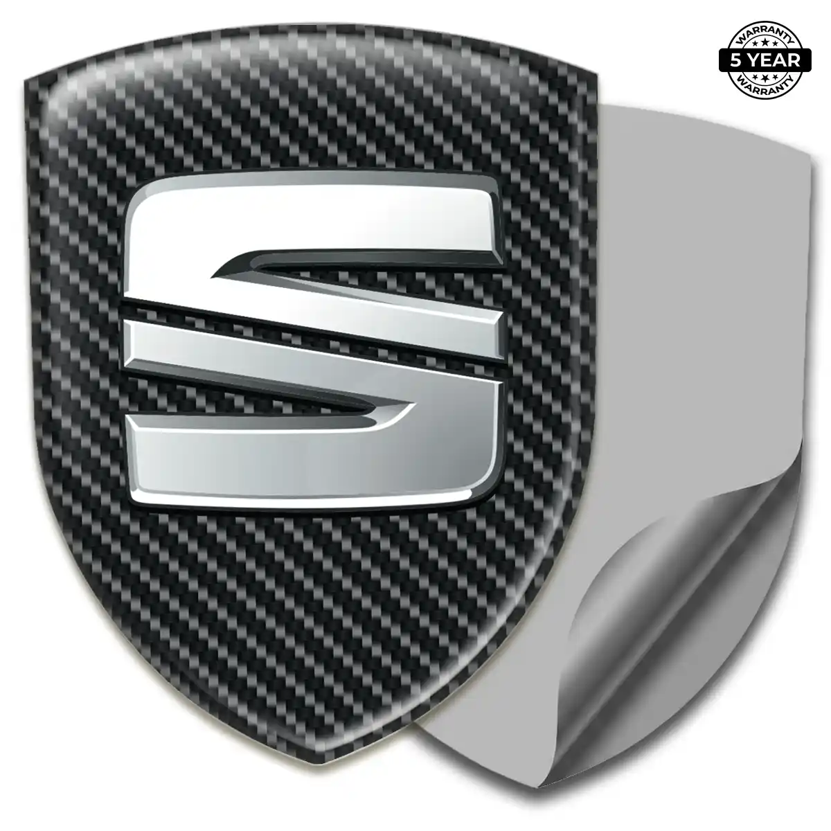 Seat Gel Badge Sticker Sleek Style