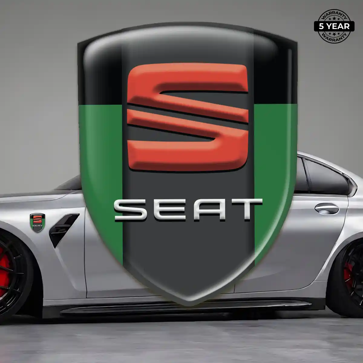 Seat Gel Emblem Sticker Superior Craft