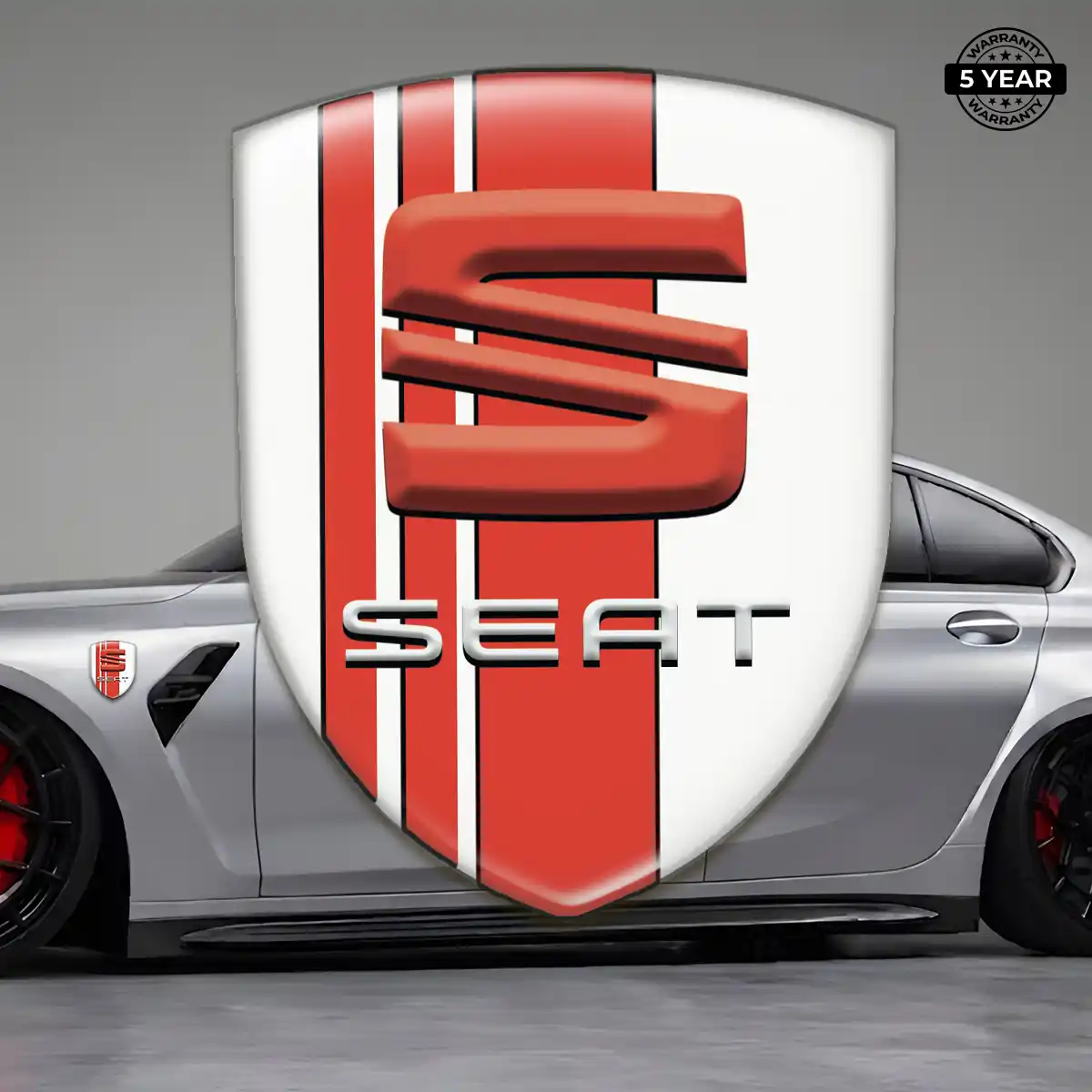Seat Logo Badge Sleek Style