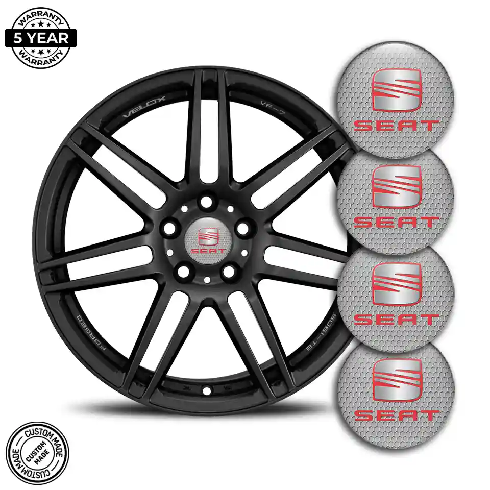 Seat Logo Silicone Badge Elite Finish