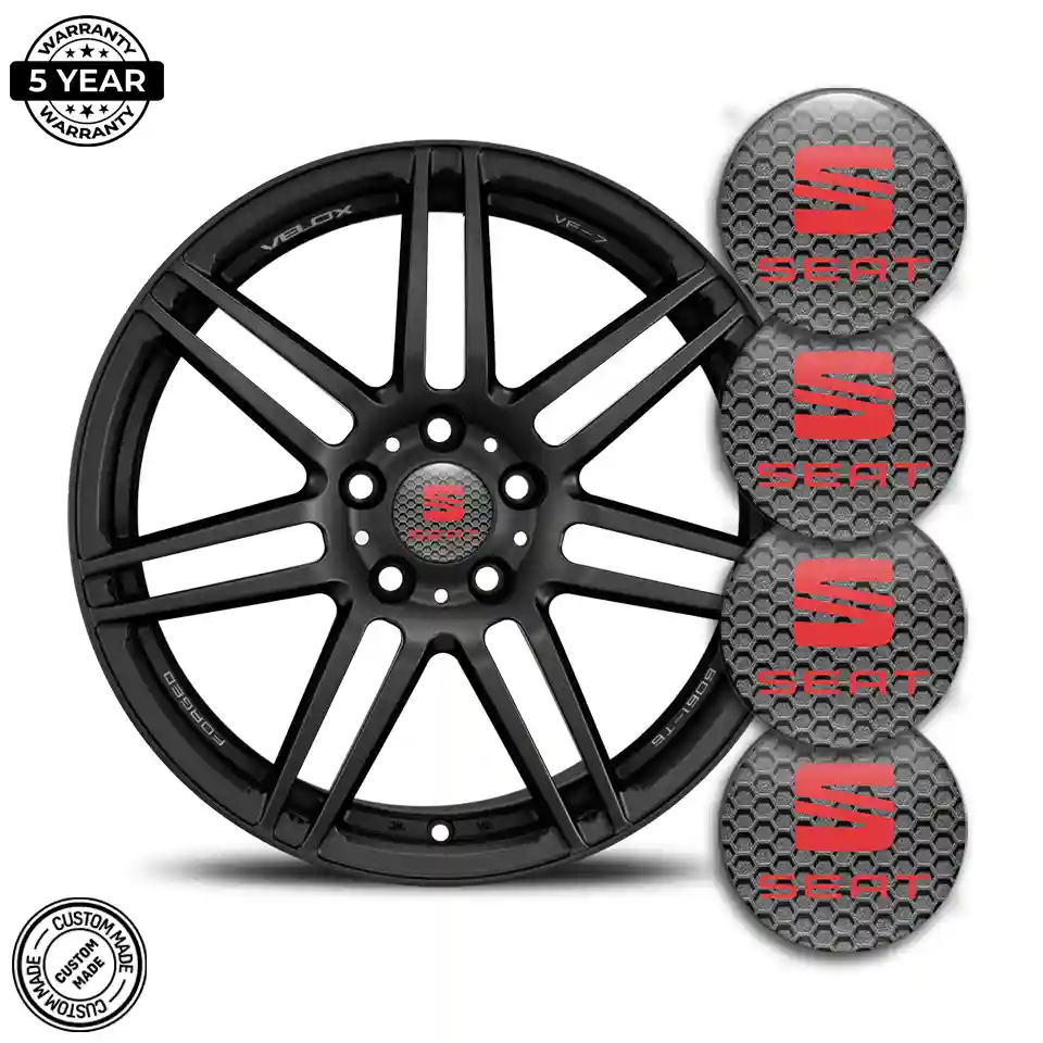 Seat Logo Silicone Emblem Elite Finish