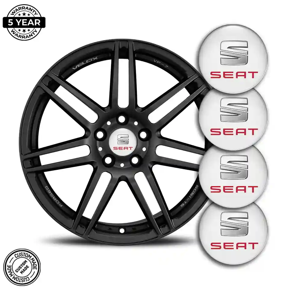 Seat Logo Silicone Emblem Sleek Style