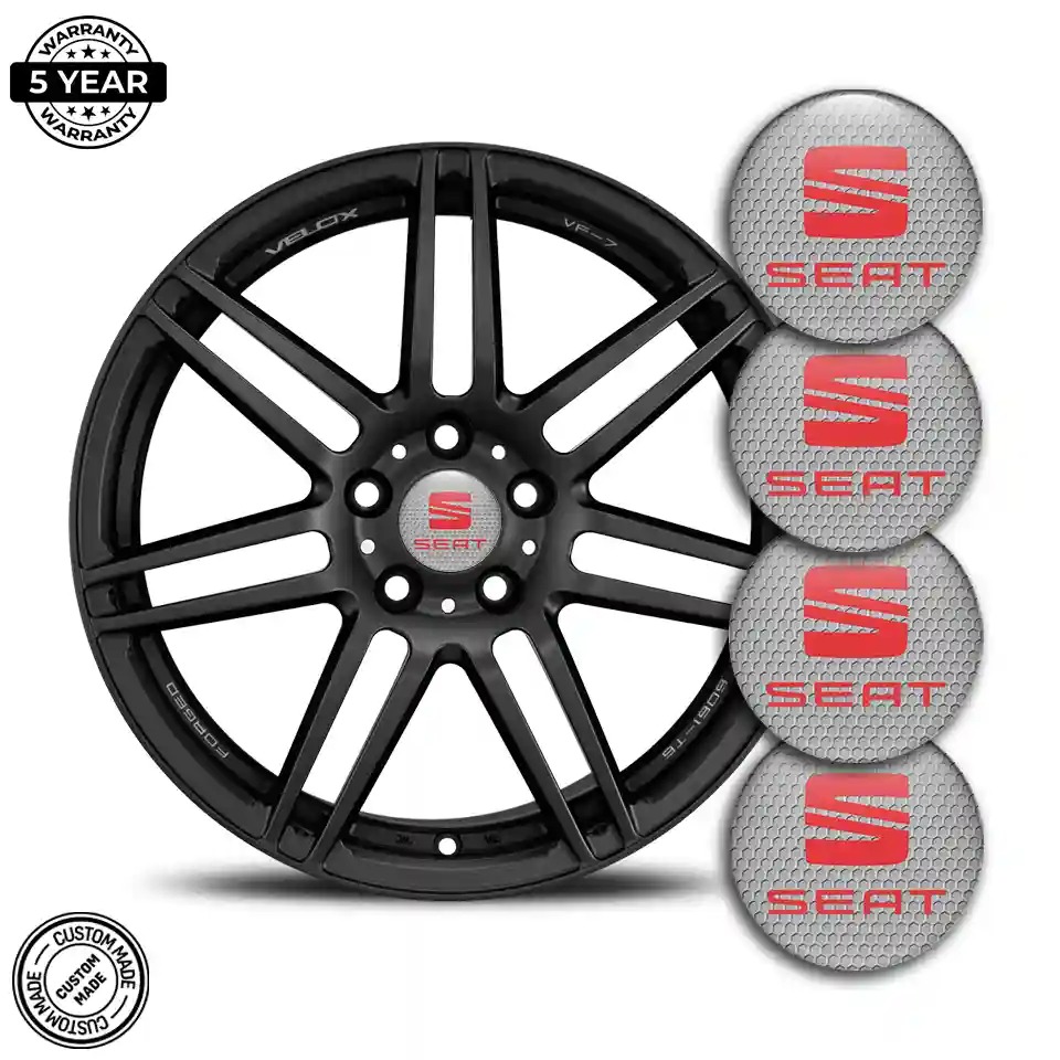 Seat Logo Silicone Sticker Elite Finish