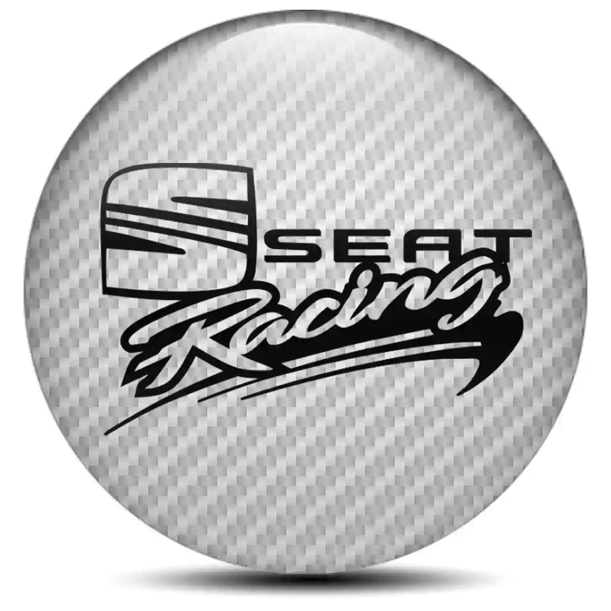 Seat Logo Silicone Sticker Self-Adhesive Sleek Style