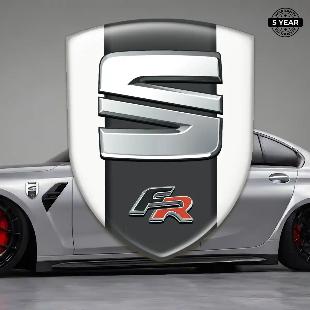 Seat Polyurethane Domed Sticker Elite Finish