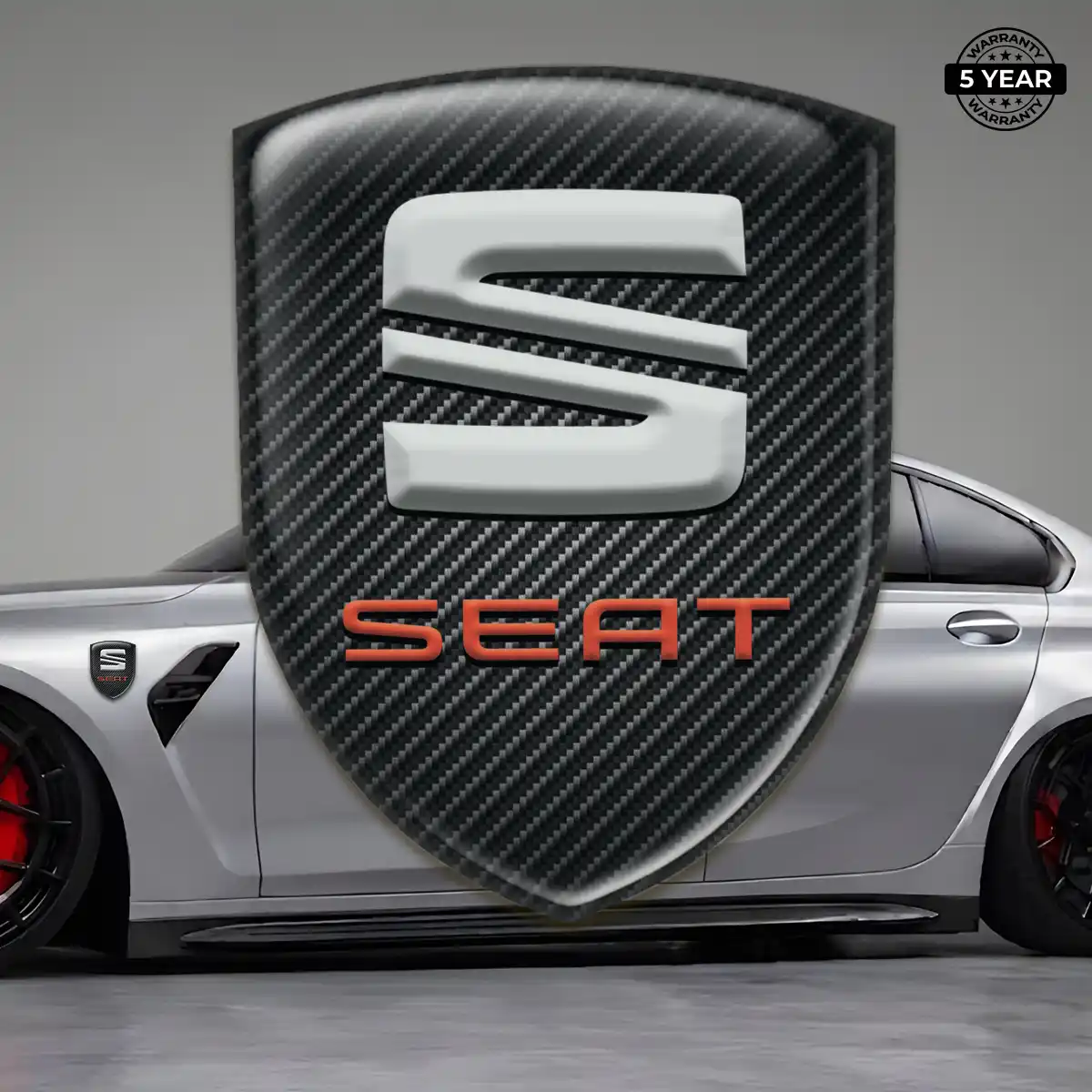 Seat Resin Badge Sticker Superior Craft