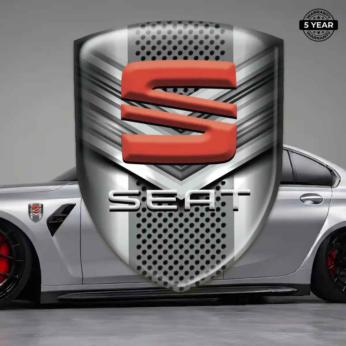 Seat Resin Domed Sticker Signature Grade