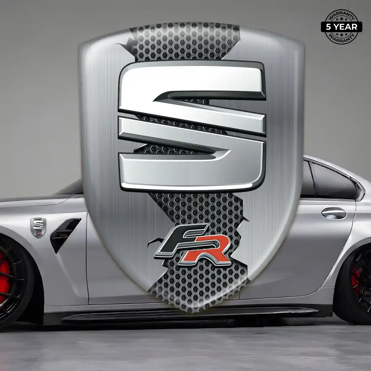 Seat Resin Emblem Sticker Superior Craft