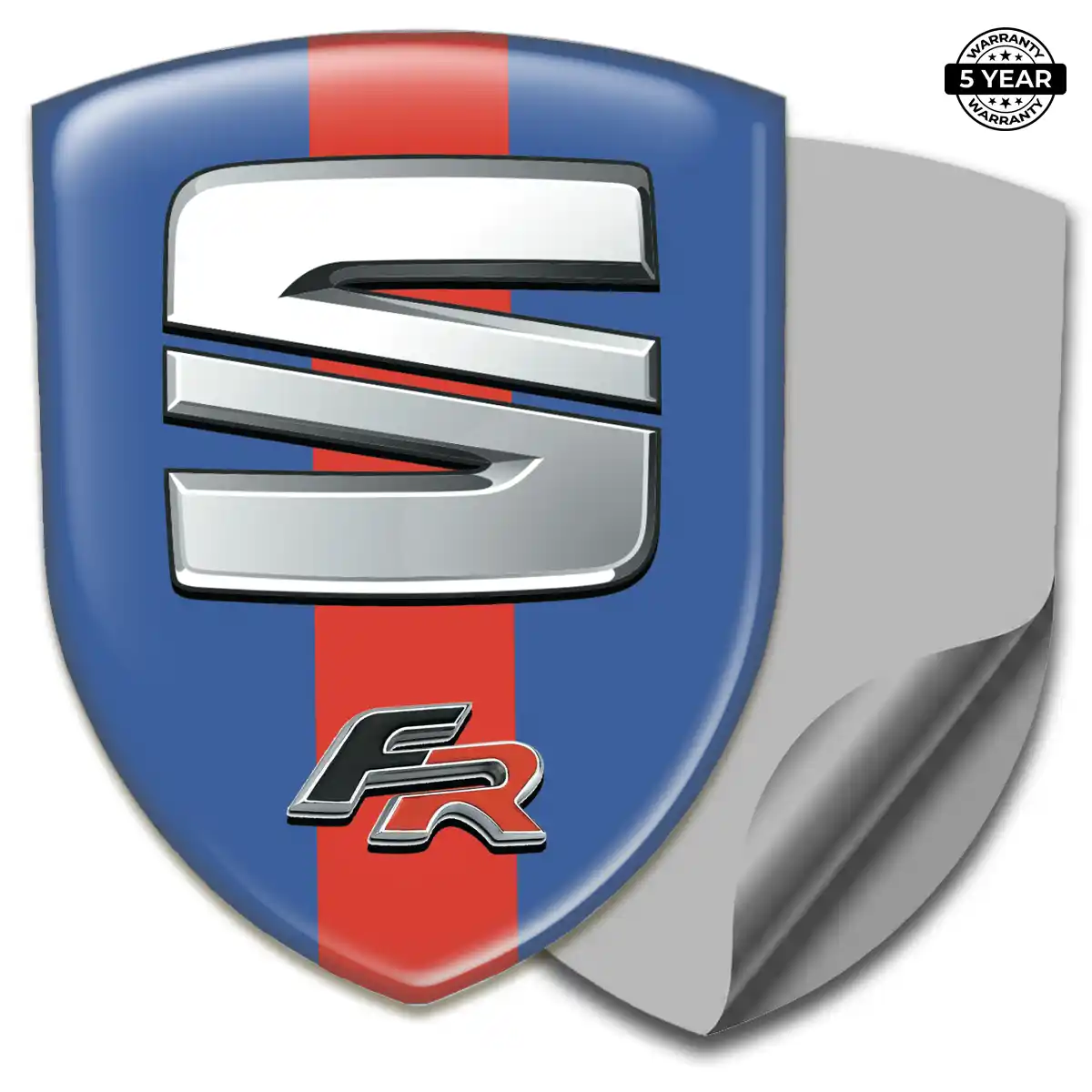 Seat Self Adhesive Emblem Sticker Refined Design