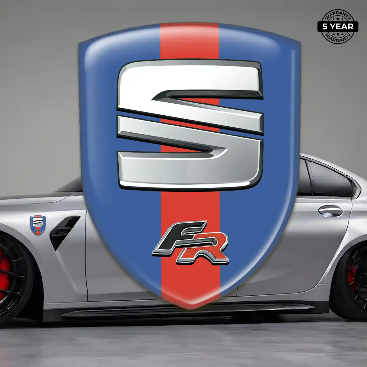 Seat Self Adhesive Emblem Sticker Refined Design