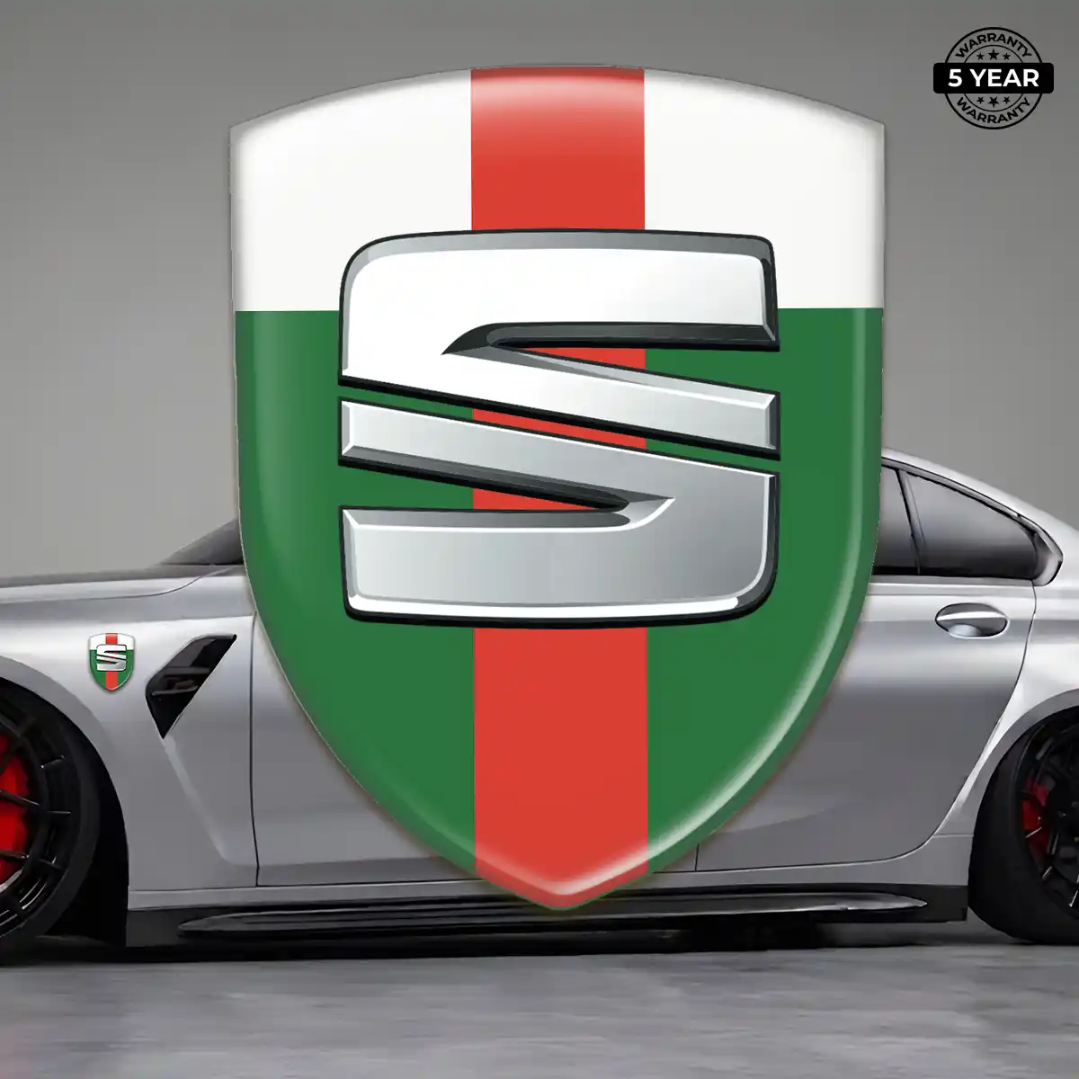 Seat Self Adhesive Emblem Sticker Signature Grade