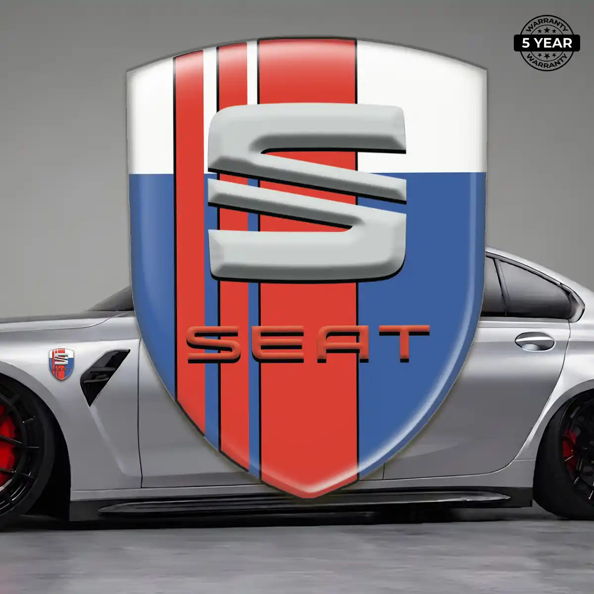 Seat Silicone Badge Elite Finish