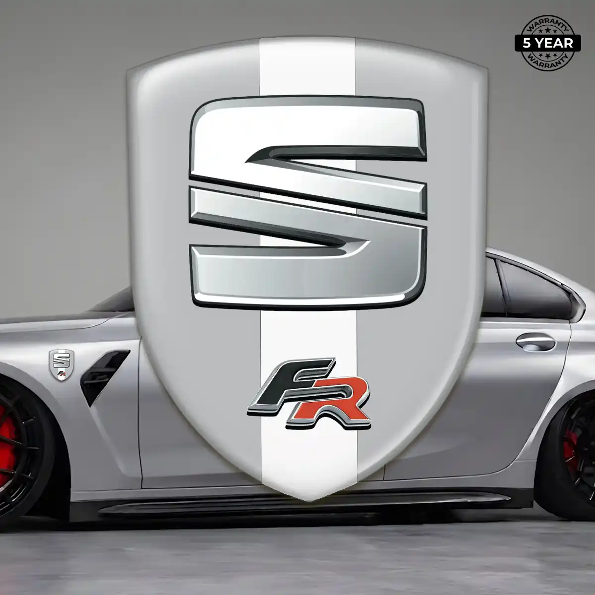 Seat Silicone Badge Prime Quality