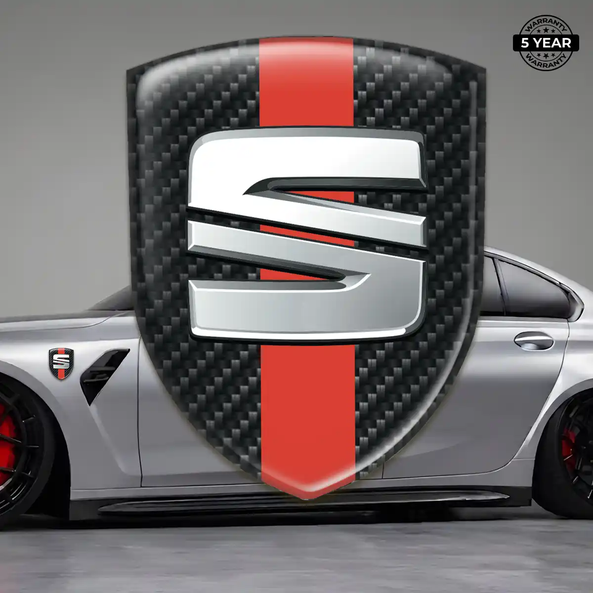 Seat Silicone Badge Signature Grade