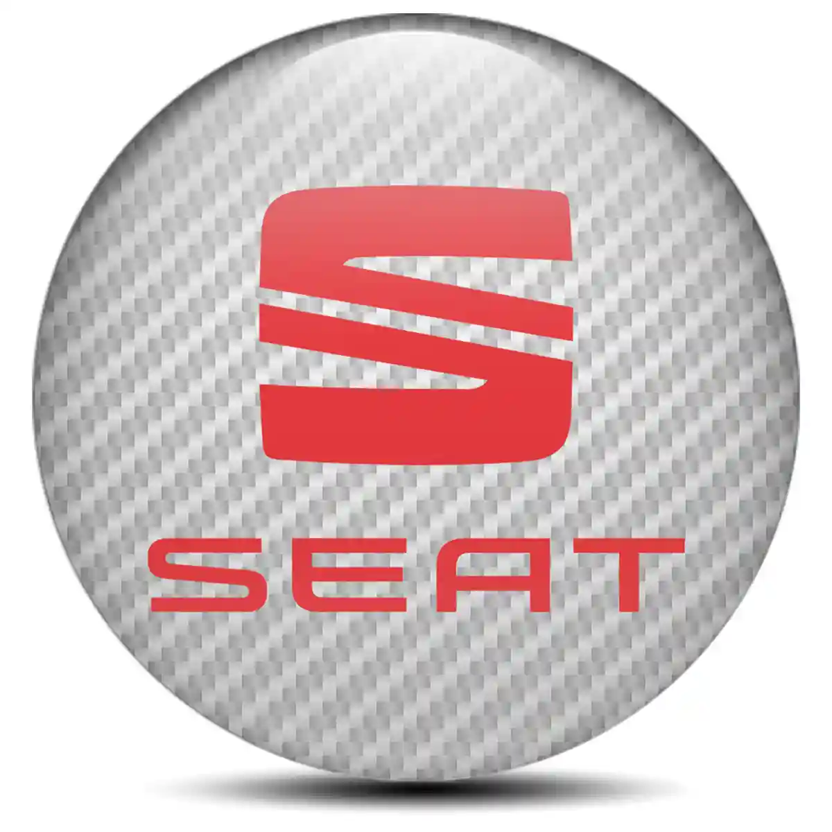 Seat Silicone Emblem Self-Adhesive Refined Design