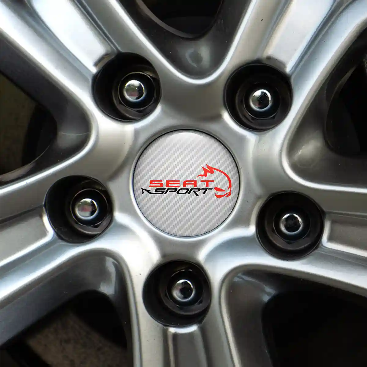 Seat Silicone Emblem Self-Adhesive Sleek Style