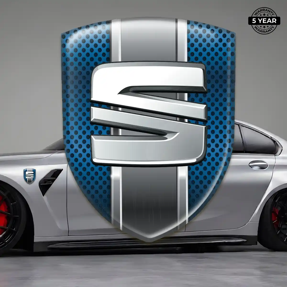 Seat Silicone Emblem Superior Craft