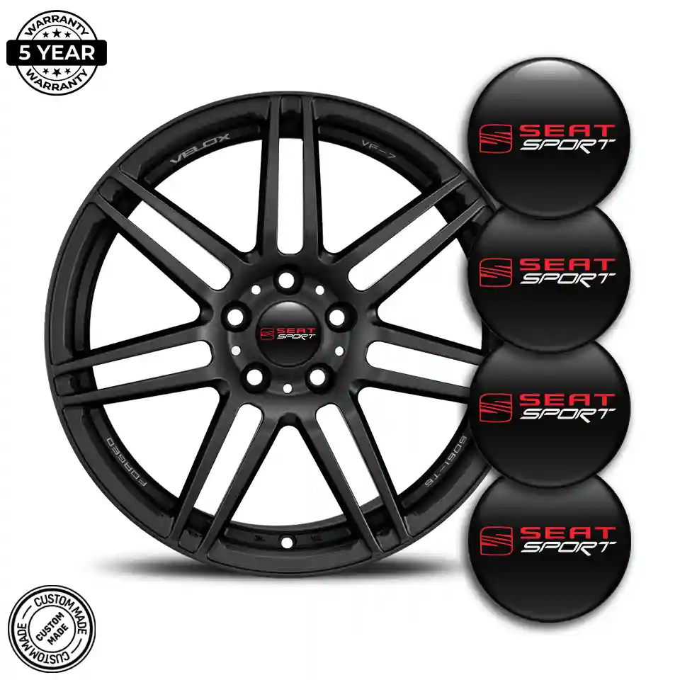 Seat Silicone Sticker Refined Design