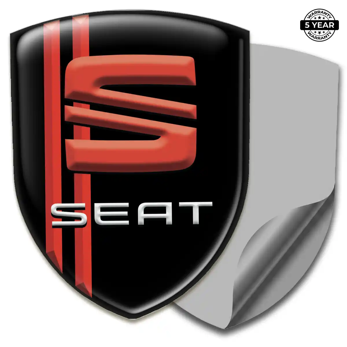 Seat Vehicle Logo Sticker Refined Design
