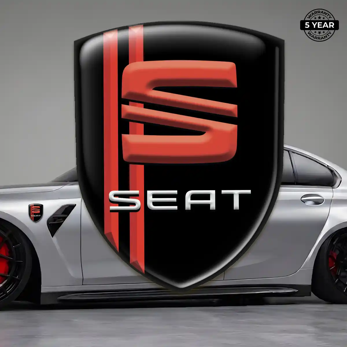 Seat Vehicle Logo Sticker Refined Design