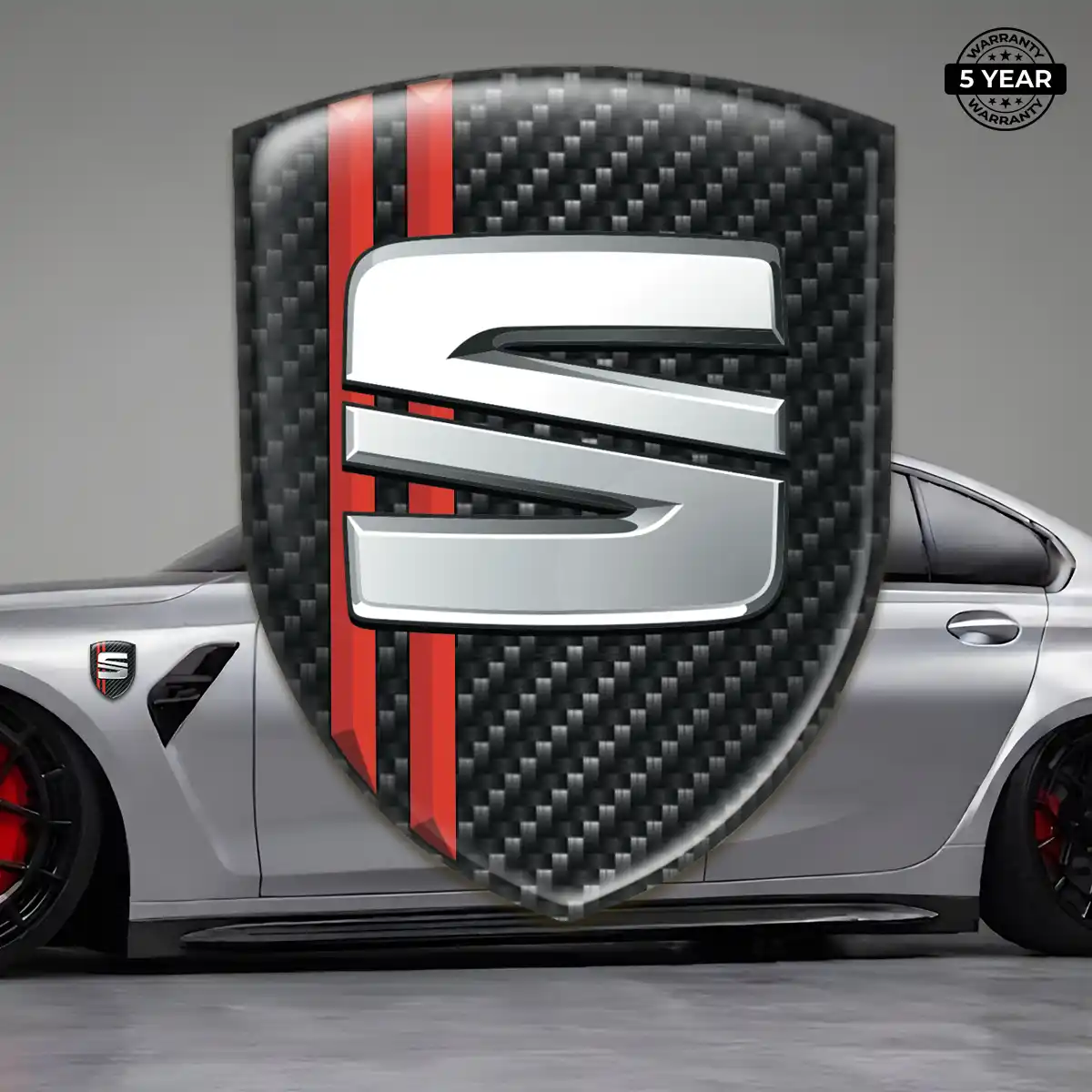 Seat Vehicle Logo Sticker Sleek Style