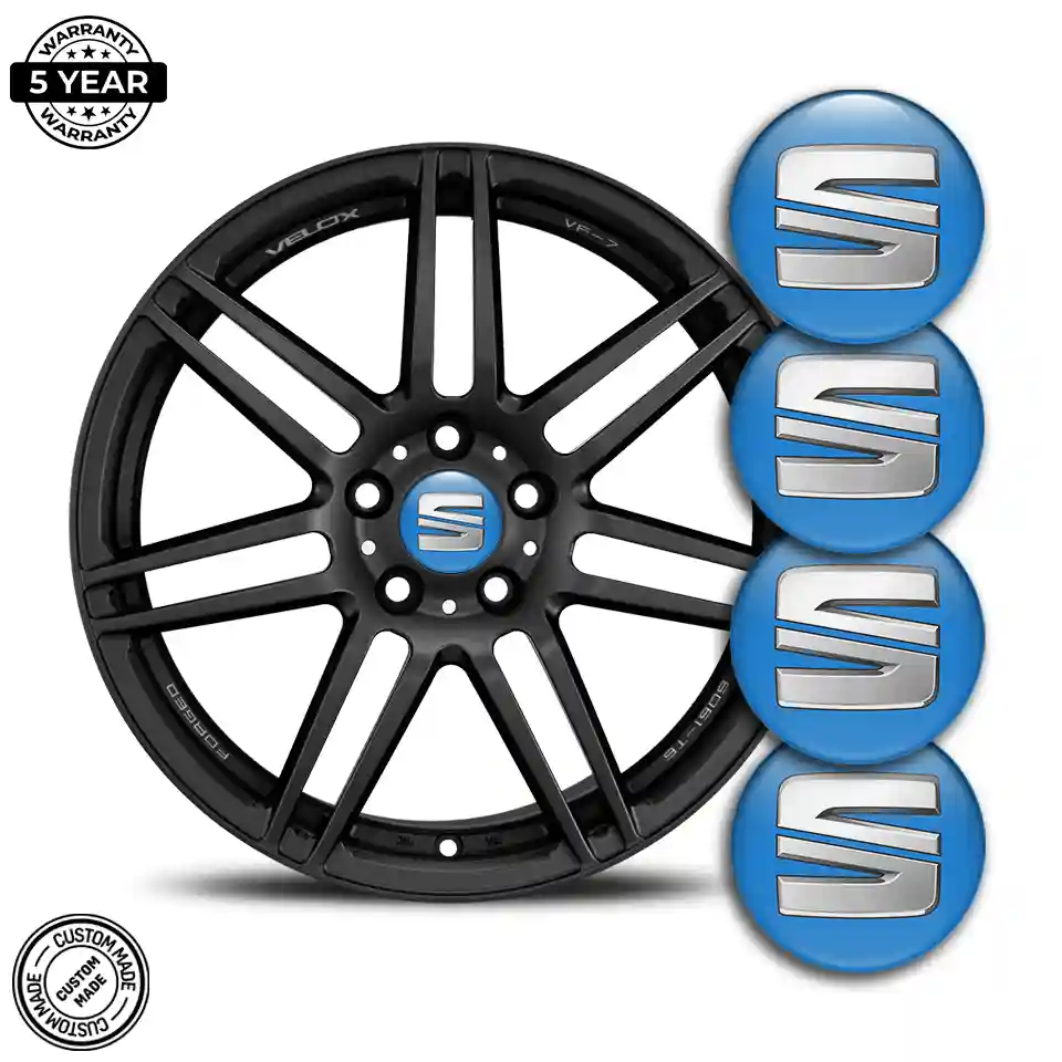Seat Wheel Emblem Self-Adhesive Refined Design