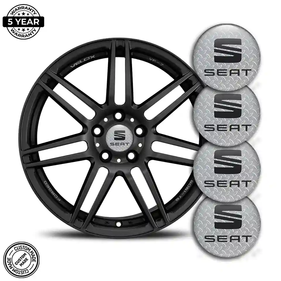 Seat Wheel Emblem Self-Adhesive Sleek Style
